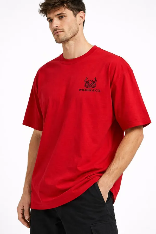 Red_Cotton_T-Shirt_For_Men