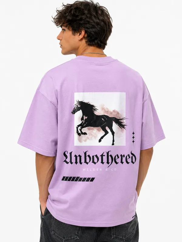 Lavender_Unbothered_Printed_Cotton_T-Shirt_For_Men