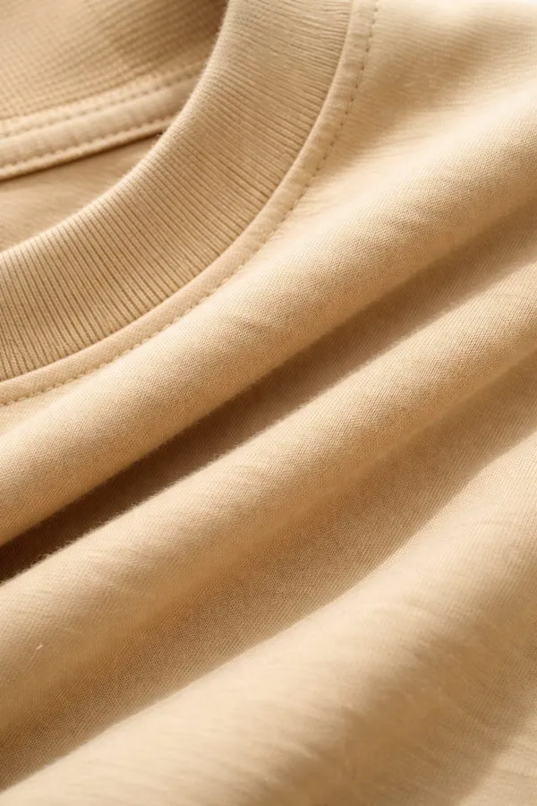 Beige_Cotton_T-Shirt_For_Men