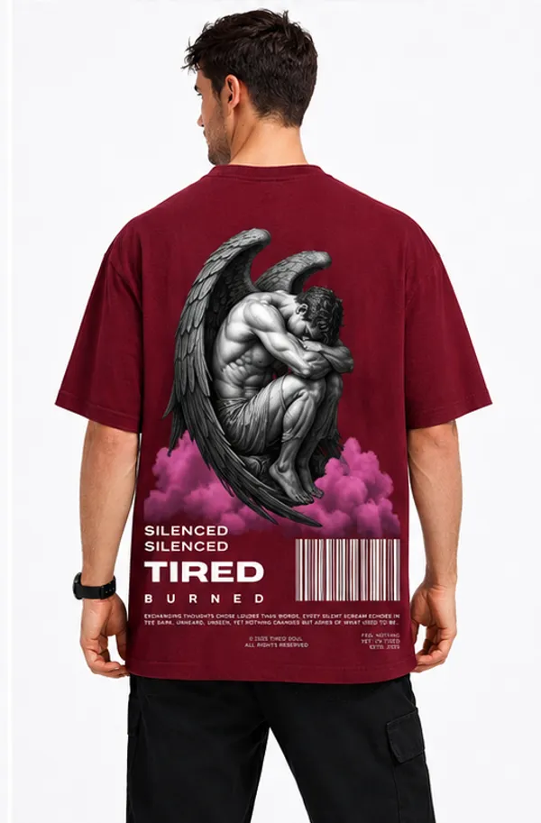 Maroon_Silenced_Printed_Cotton_T-Shirt_For_Men