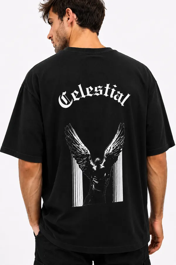 Black_Celestial_Printed_Cotton_T-Shirt_For_Men
