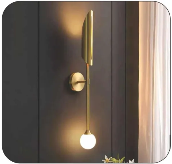 Light_Yellow_Metal_&_Glass_Wall_Sconce_Light_For_Home_Decor
