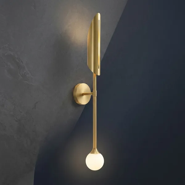 Light_Yellow_Metal_&_Glass_Wall_Sconce_Light_For_Home_Decor
