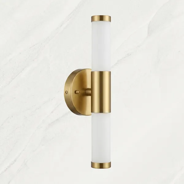 White_And_Golden_Metal_&_Glass_Wall_Light_Fixture_For_Home_Decor