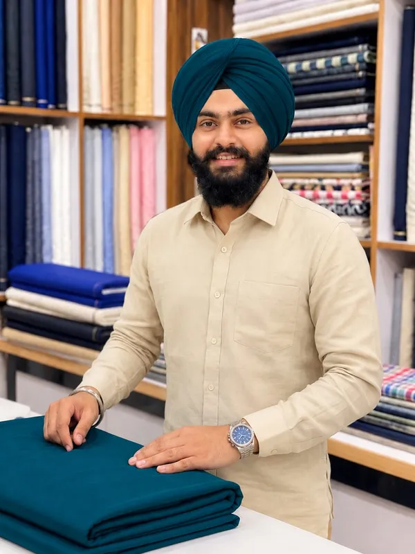 Blue_Peacock_Shade_Full_Voile_Traditional_Turban_Cloth_For_Men