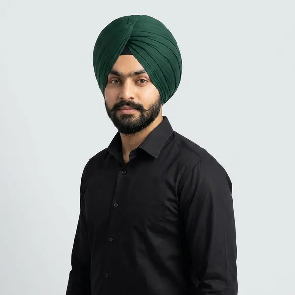Mungia_(Dark_Green)_Full_Voile_Traditional_Turban_Cloth_For_Men
