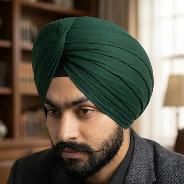 Mungia_(Dark_Green)_Full_Voile_Traditional_Turban_Cloth_For_Men