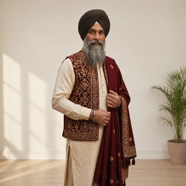 Dark_Brown_Full_Voile_Traditional_Turban_Cloth_For_Men