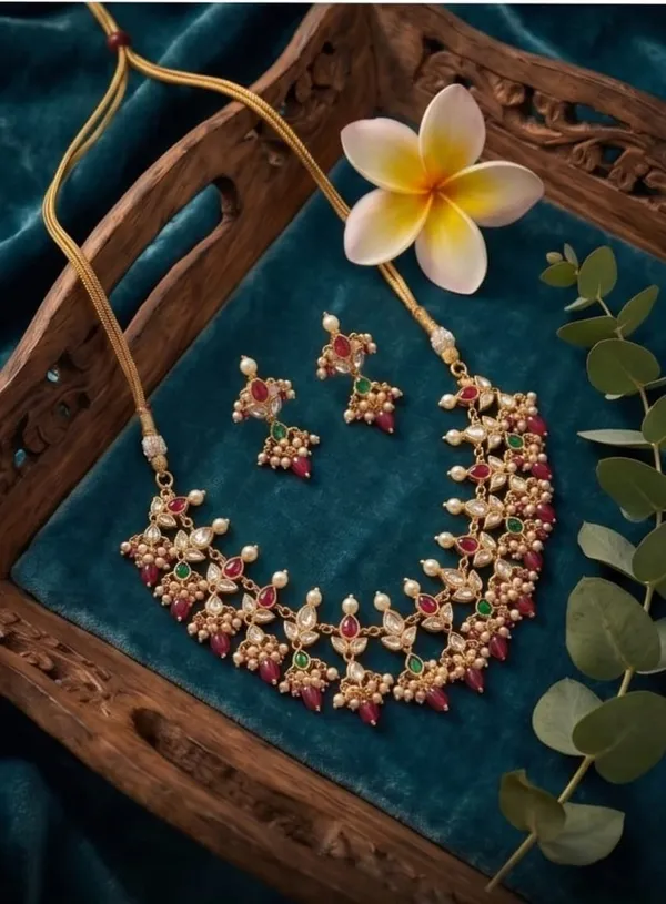 Gold_Kundan_Ruby_Emerald_Pearl_Necklace_Set_for_Women