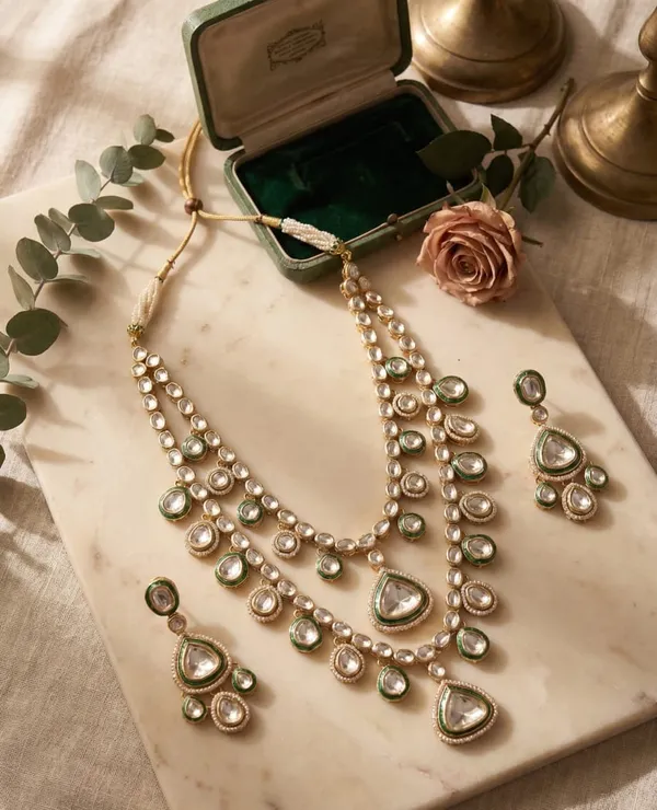 Gold_Kundan_Multi_Layer_Necklace_and_Earring_Set_for_Women