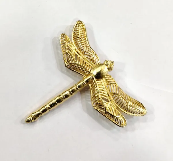 Golden_Dragonfly_Decorative_Brooch_Pin