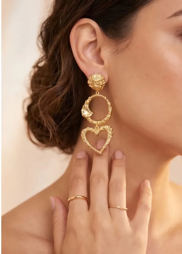 Abstract_Heart_Handmade_Western_Earrings_