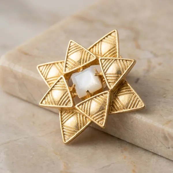 Gold-Toned_Star-Shaped_Ethnic_Earrings