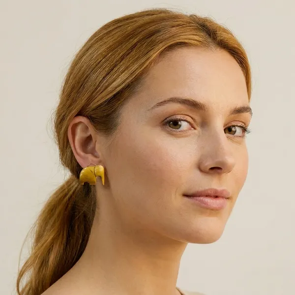 Handcrafted_Yellow_Stone_Elephant_Earrings_-_Ethnic_Indian_Jewelry