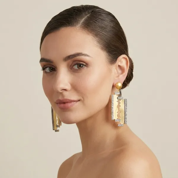 Elegant_Golden_Razor_Blade_Dangle_Earrings_With_Crystal_Detailing