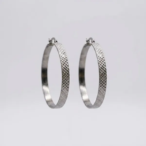 Textured_Silver_Hoop_Earrings