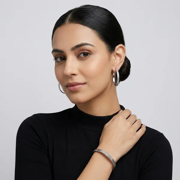 Textured_Silver_Hoop_Earrings