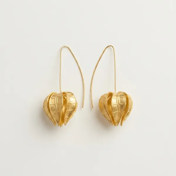 Golden_Heart_Drop_Earrings_With_Textured_Design