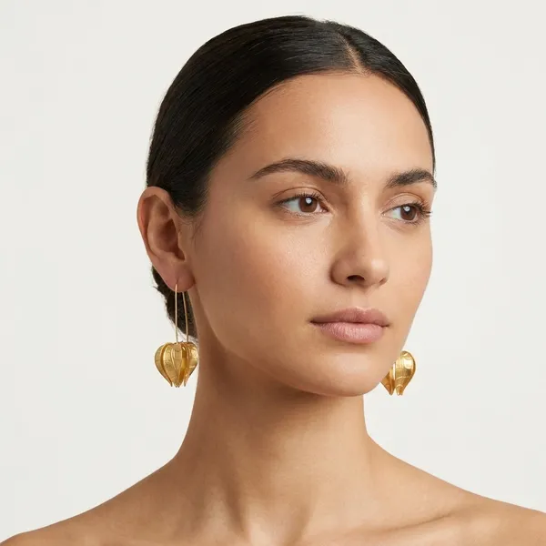 Golden_Heart_Drop_Earrings_With_Textured_Design