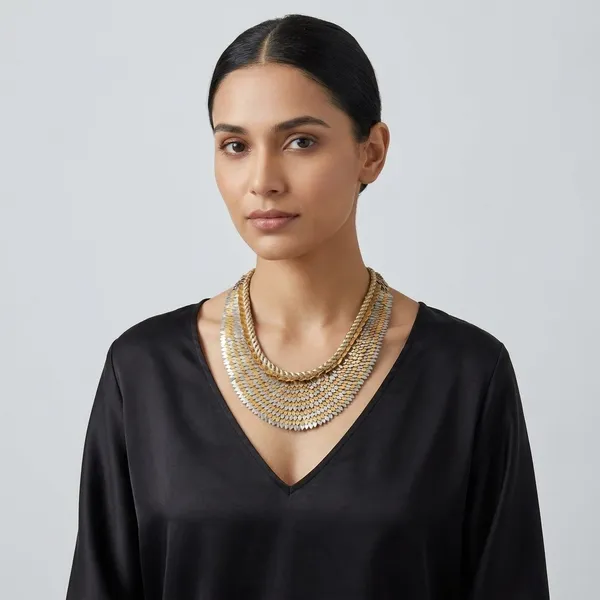 Elegant_Gold_And_Silver_Coin_Layered_Statement_Necklace