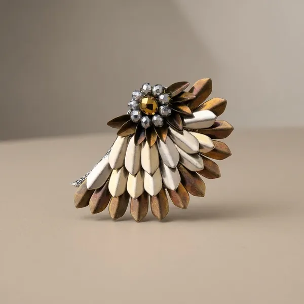 Floral_Statement_Earrings_With_Crystal_Center