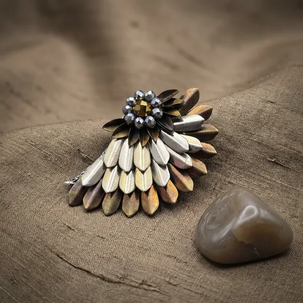 Floral_Statement_Earrings_With_Crystal_Center