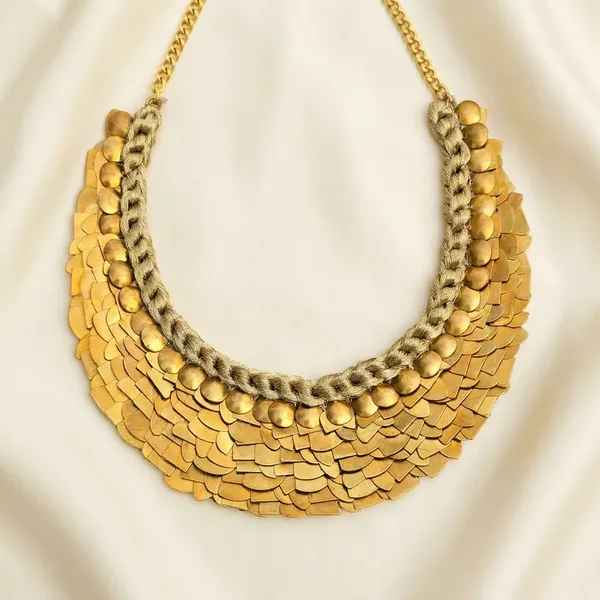Gold-Toned_Crescent_Bib_Statement_Necklace