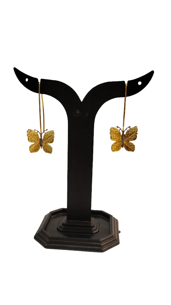 Gold_Plated_Butterfly_Dangle_Earrings
