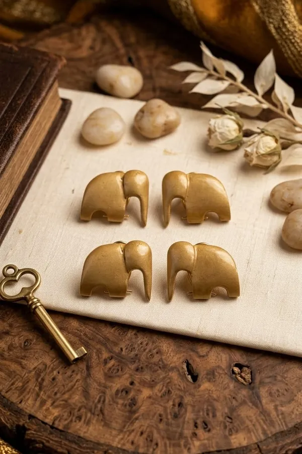 Handcrafted_Yellow_Stone_Elephant_Earrings_-_Ethnic_Indian_Jewelry