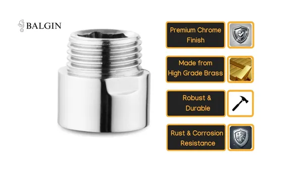 1_Inch_Extension_Nipple_Brass_(Pack_Of_8)