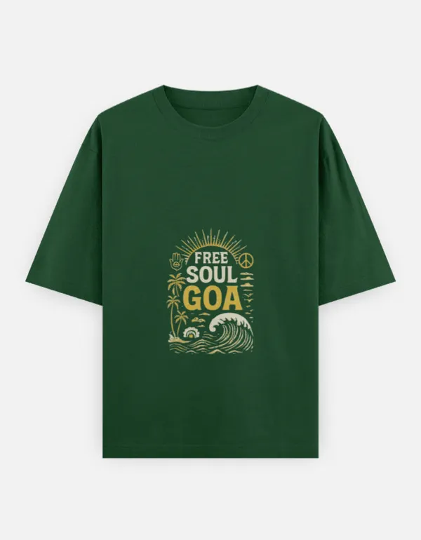 Oversized_Bottle_Green_Cotton_T_Shirt_For_Men