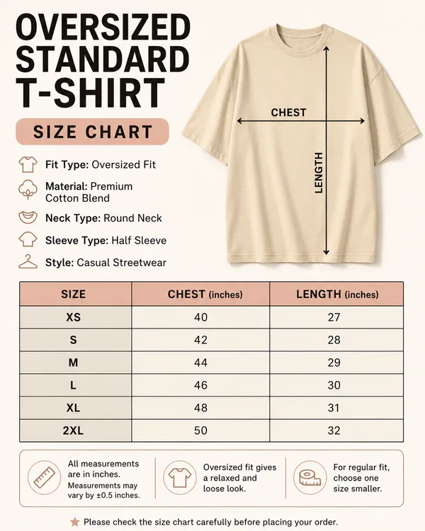 Men_Oversized_Beige_T-Shirt_Casual_Streetwear_Cotton_Tee