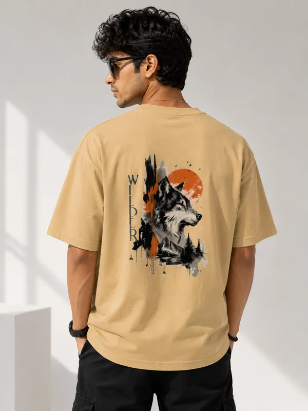 Wolf_Graphic_Back_Print_Men’s_T-Shirt