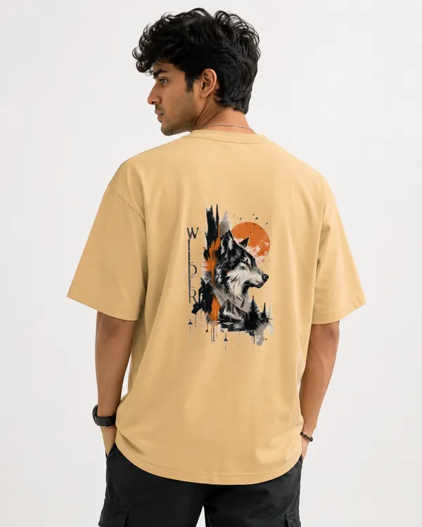 Wolf_Graphic_Back_Print_Men’s_T-Shirt