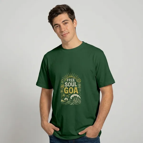 Oversized_Bottle_Green_Cotton_T_Shirt_For_Men