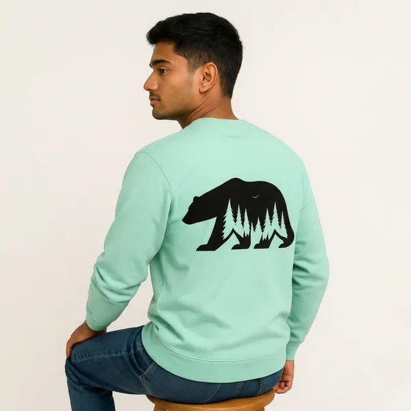Mint_Green_Sweat_Shirt_For_Men