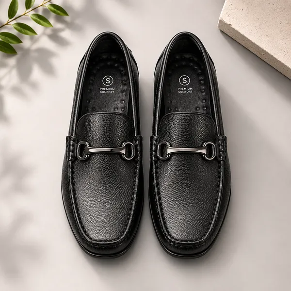 Black_Real_Leather_Casual_Wear_Loafers_For_Men