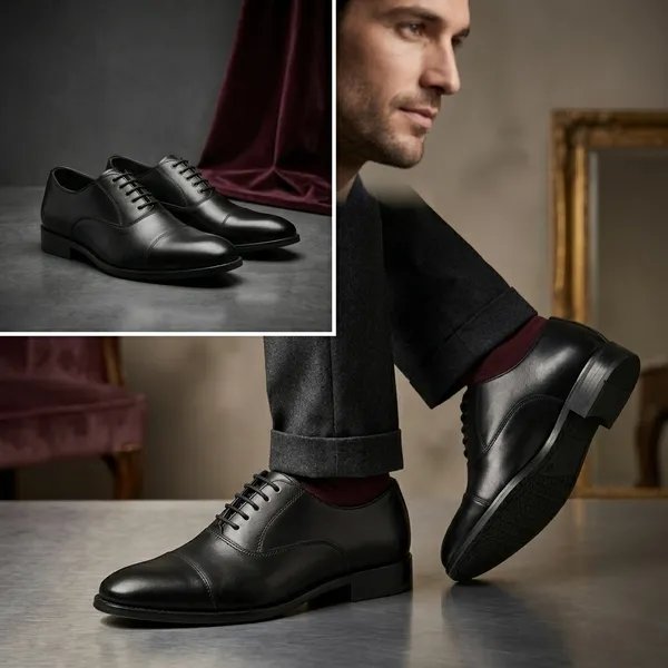 Black_Real_Leather_Formal_Wear_Oxford_Shoes_For_Men