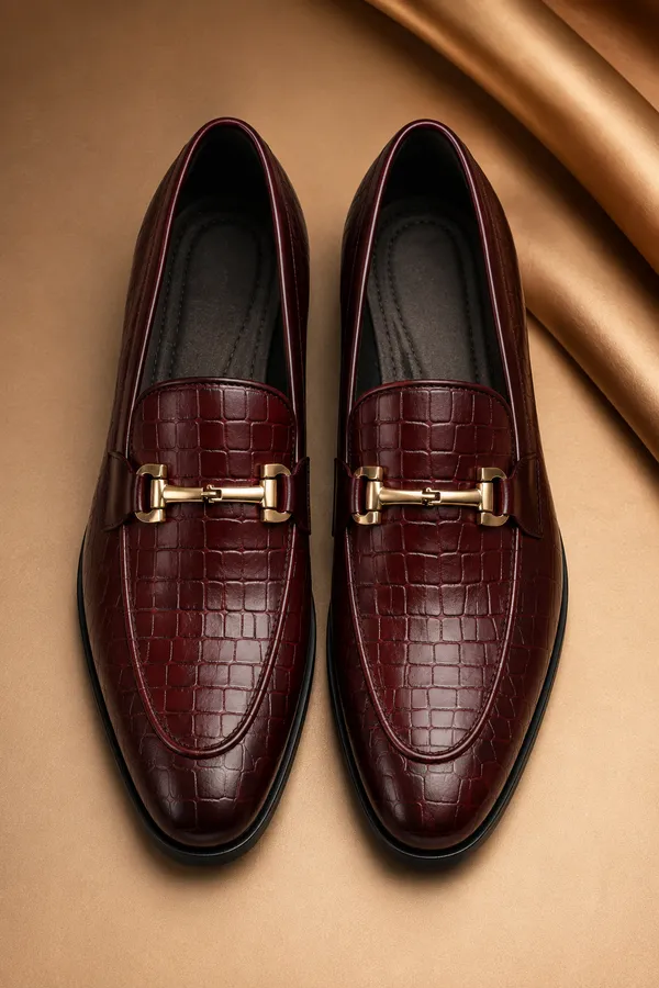 Brown_Real_Leather_Formal_Wear_Formal_Shoes_Combo_For_Men