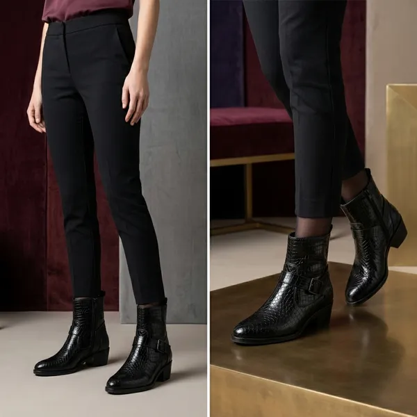 Black_Real_Leather_Casual_Wear_Chelsea_Boots_For_Women