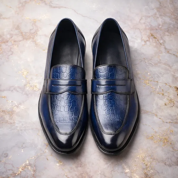 Blue_Real_Leather_Formal_Wear_Loafers_For_Men