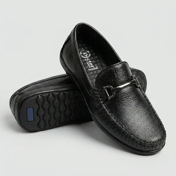 Black_Real_Leather_Casual_Wear_Loafers_For_Men