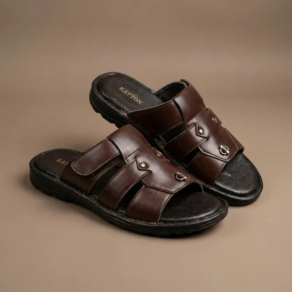 Brown_Real_Leather_Casual_Wear_Sandals_For_Men