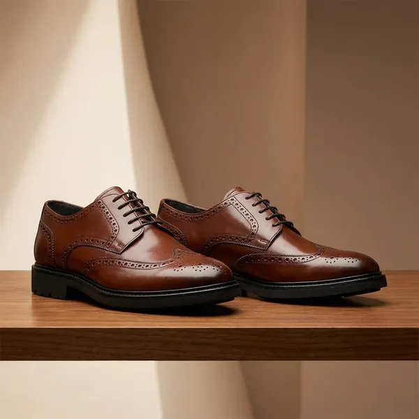 Brown_Real_Leather_Formal_Wear_Oxford_Shoes_For_Men
