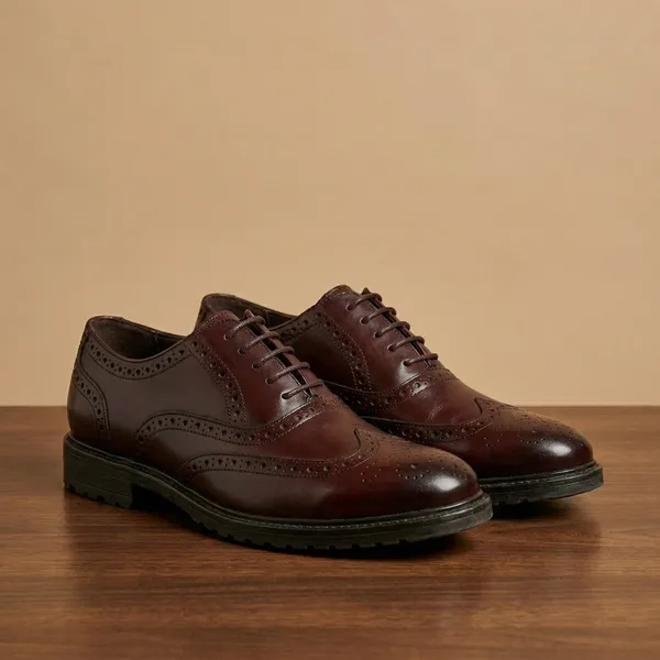 Brown_Real_Leather_Formal_Wear_Oxford_Shoes_For_Men