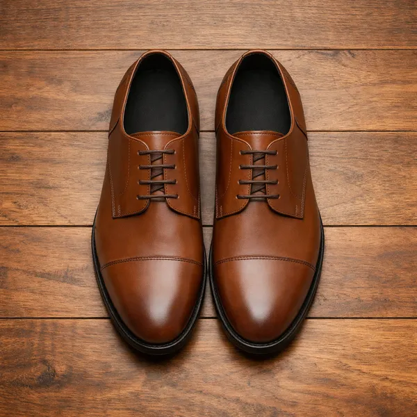 Brown_Real_Leather_Formal_Wear_Oxford_Shoes_For_Men
