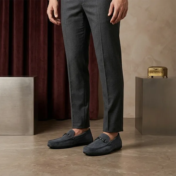 Grey_Real_Leather_Formal_Wear_Loafers_For_Men