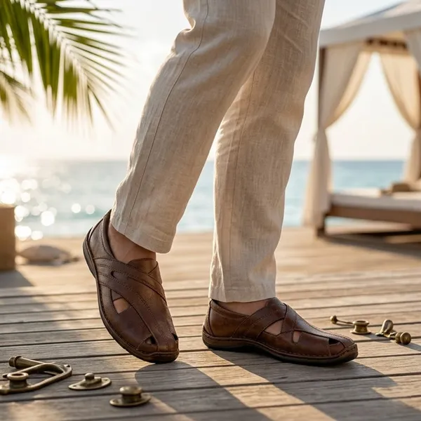 Brown_Real_Leather_Casual_Wear_Sandals_For_Men