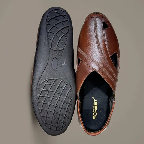 Brown_Real_Leather_Casual_Wear_Sandals_For_Men