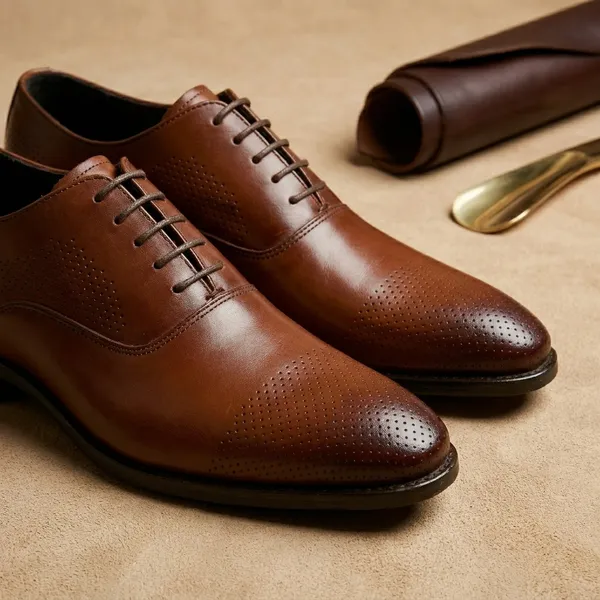 Brown_Real_Leather_Formal_Wear_Oxford_Shoes_For_Men